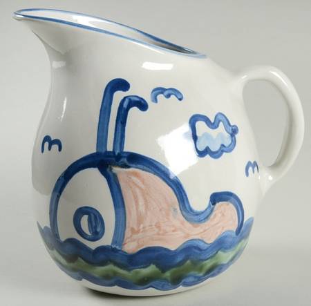 Ship & Whale Old Style Pitcher
