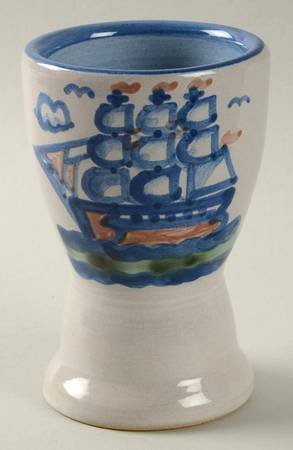 Ship & Whale Double Egg Cup