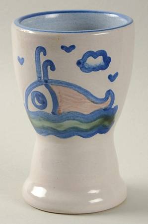 Ship & Whale Double Egg Cup