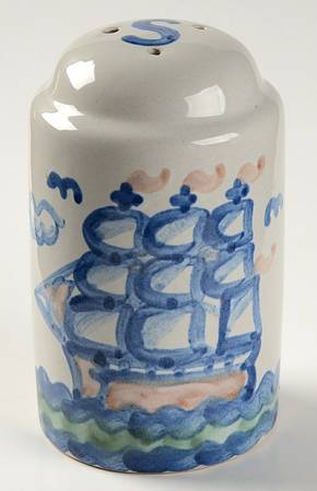 Ship & Whale Oversized Salt Shaker