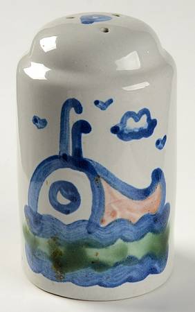 Ship & Whale Oversized Pepper Shaker