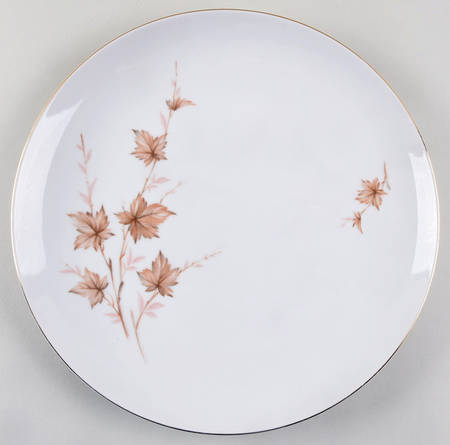 Alice (Brown Lvs) 12" Chop Plate (Round Platter)