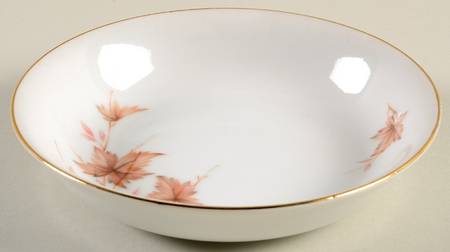 Alice (Brown Lvs) Fruit/Dessert (Sauce) Bowl