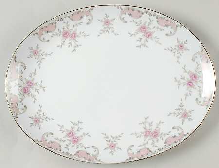 Antoinette 14" Oval Serving Platter