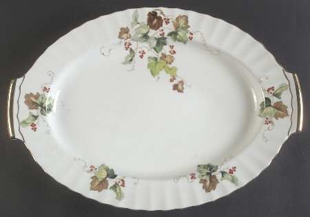 Autumn 17" Oval Serving Platter