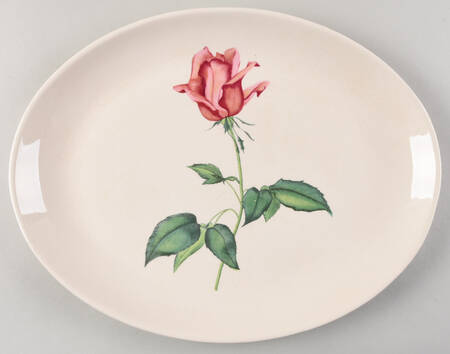Betsy Rose 13" Oval Serving Platter