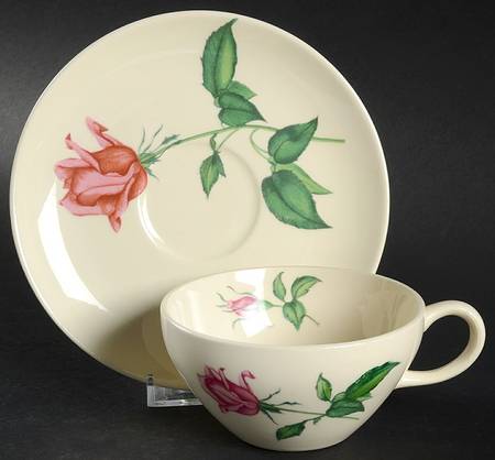 Betsy Rose Flat Cup & Saucer Set