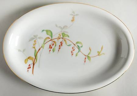 Bittersweet 14" Oval Serving Platter