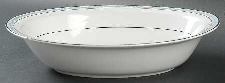 Blue Laurel 10" Oval Vegetable Bowl