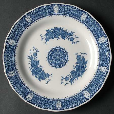 Blue Royal Salad Plate