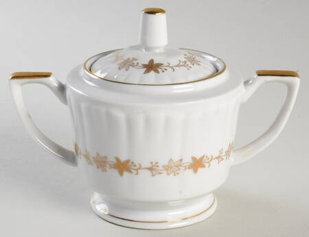 Bouffant Sugar Bowl & Lid by Harmony House China