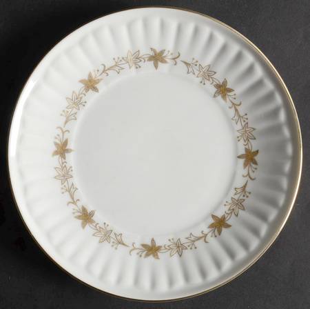 Bouffant Bread & Butter Plate by Harmony House China