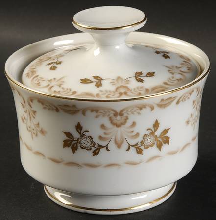 Classique Gold Sugar Bowl & Lid