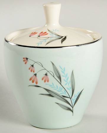 Coral Bell Sugar Bowl & Lid