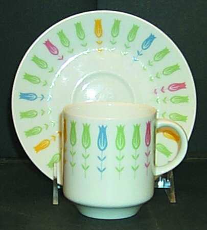 Coquette Flat Cup & Saucer Set