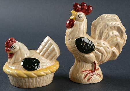 Country Side Rooster & Hen Salt & Pepper Set
