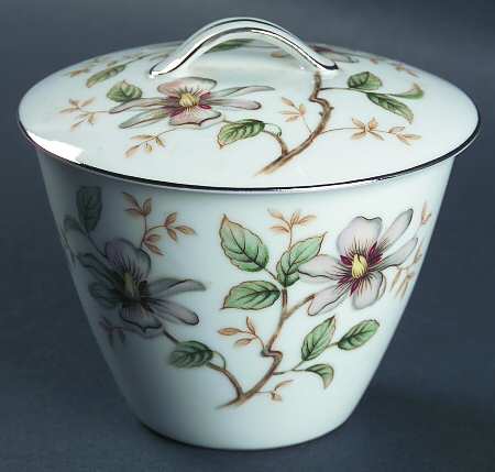 Cretonne Sugar Bowl & Lid