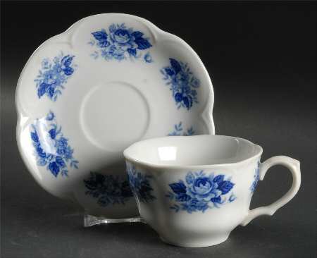 Dorchester Flat Cup & Saucer Set