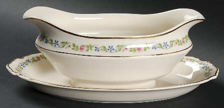 Dorset Gravy Boat with Attached Underplate