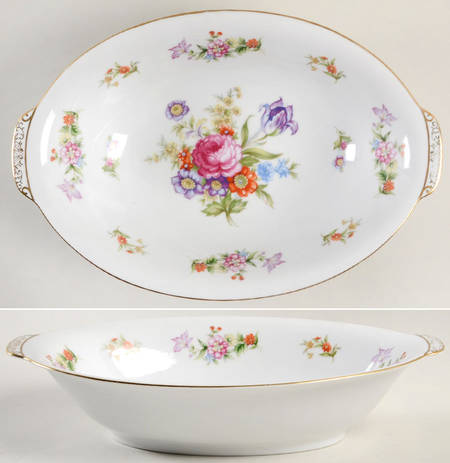 Dresdania 11" Oval Vegetable Bowl