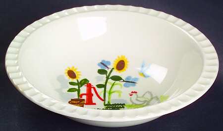 Farmer In The Dell Rim Fruit/Dessert (Sauce) Bowl