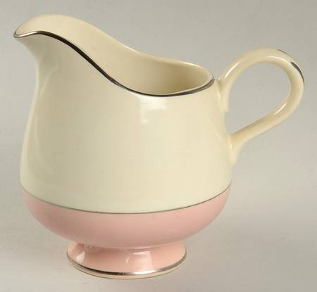 Filigree Pink Creamer