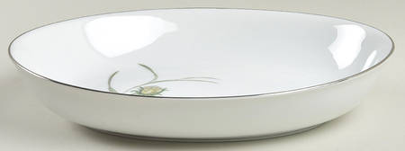Fleur 9" Oval Vegetable Bowl