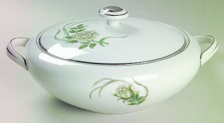 Fleur Round Covered Vegetable