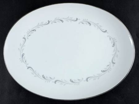Fleur 14" Oval Serving Platter