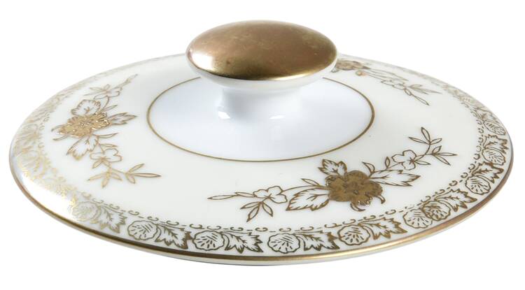 Gold Crest Lid for Sugar Bowl