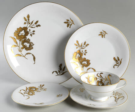 Golden Glory 5 Piece Place Setting