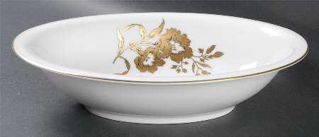 Golden Glory 10" Oval Vegetable Bowl