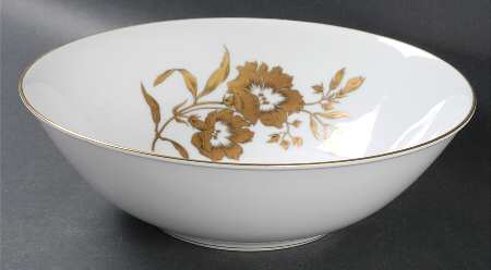 Golden Glory 9" Round Vegetable Bowl