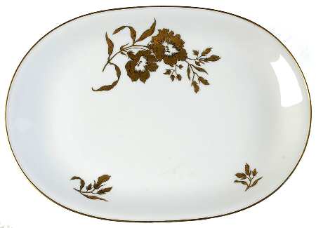 Golden Glory 13" Oval Serving Platter