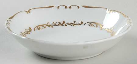 Golden Lattice Fruit/Dessert (Sauce) Bowl