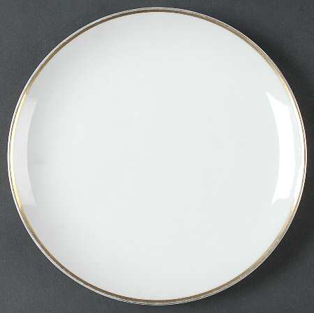 Golden Moderne Salad Plate