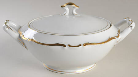 Golden Starlight Round Covered Vegetable