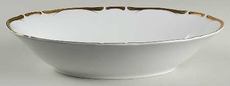 Golden Starlight 11" Oval Vegetable Bowl