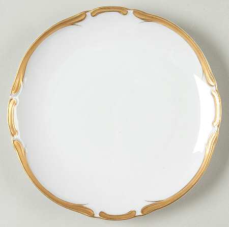 Golden Starlight Bread & Butter Plate
