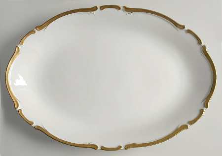 Golden Starlight 16" Oval Serving Platter