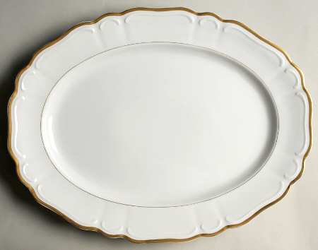 Golden Sonata 16" Oval Serving Platter