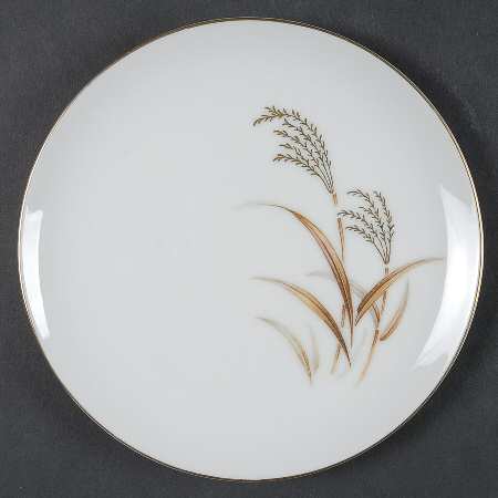 Golden Wheat Bread & Butter Plate