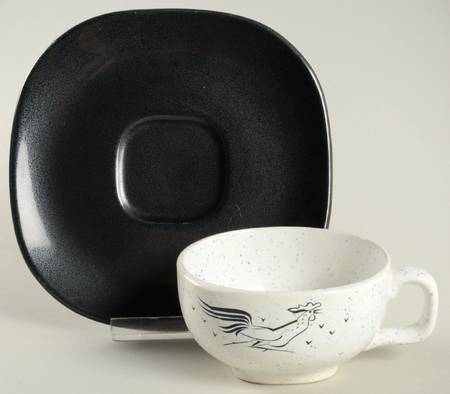 Dawn Flat Cup & Saucer Set