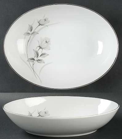 Harmony Rose 10" Oval Vegetable Bowl