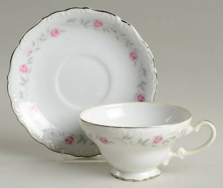 Katherine Footed Cup & Saucer Set
