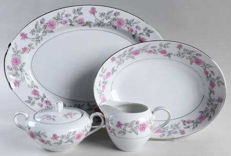 Laura Charcoal 5 Piece Hostess Set