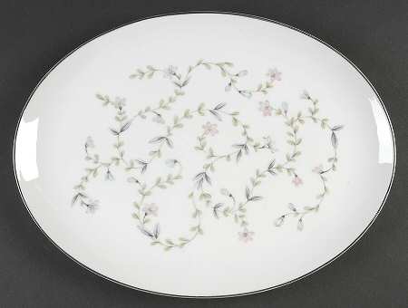 Linda 14" Oval Serving Platter