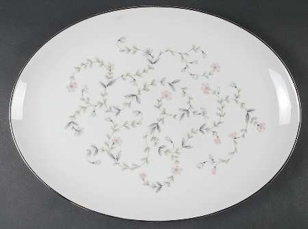 Linda 16" Oval Serving Platter