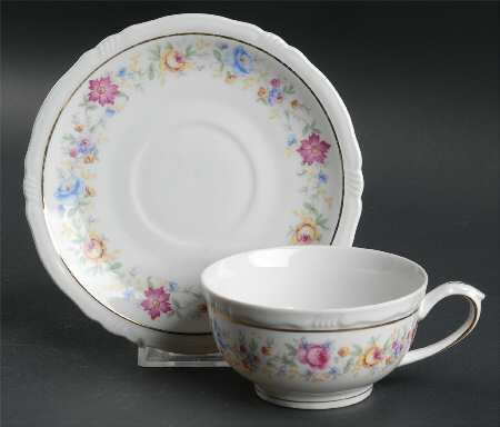 Lucerne Flat Cup & Saucer Set