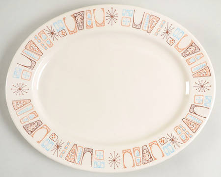 Marimba Bay 13" Oval Serving Platter